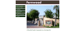 Desktop Screenshot of fernwoodmhc.com