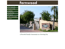 Tablet Screenshot of fernwoodmhc.com